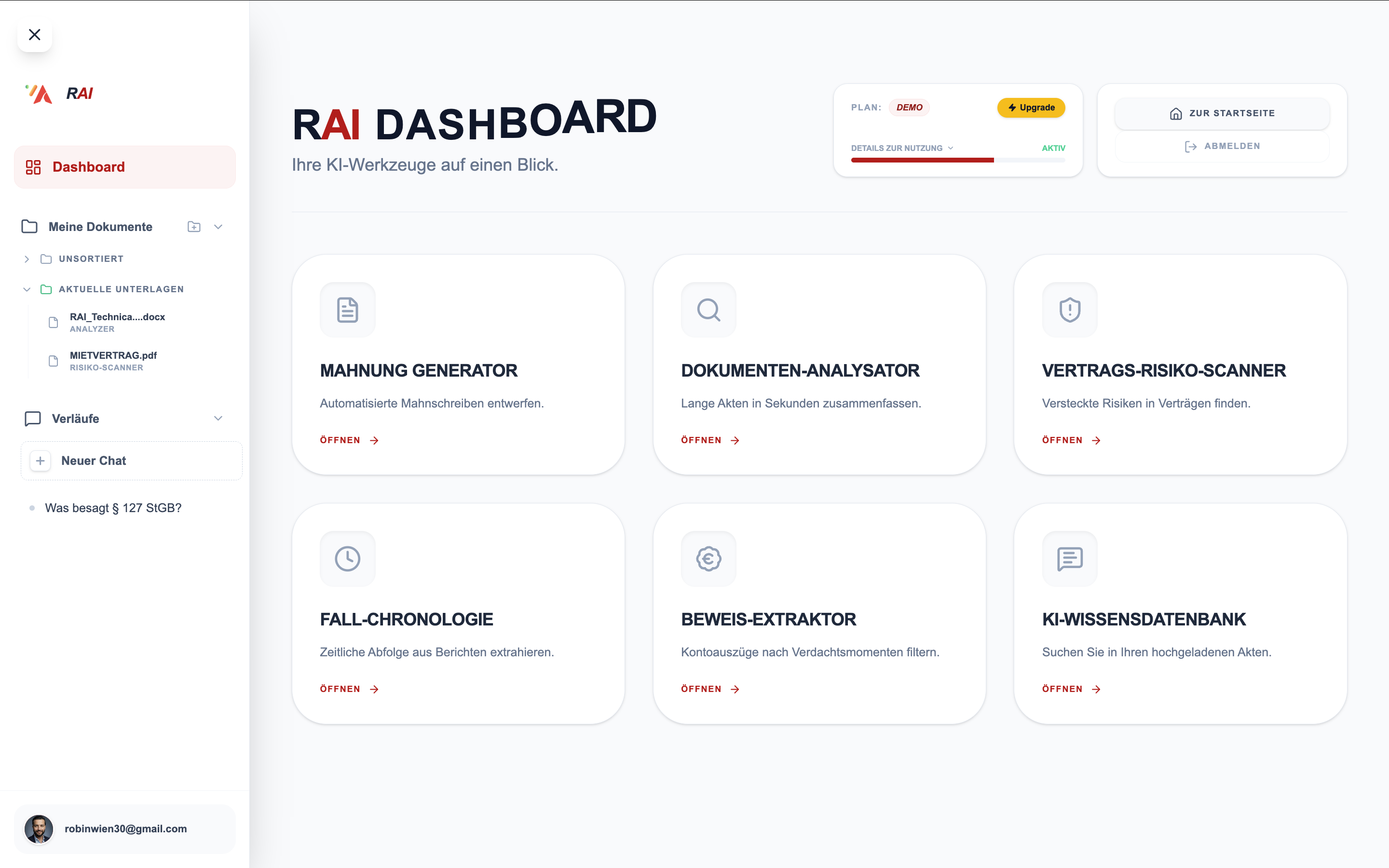 RAI Dashboard